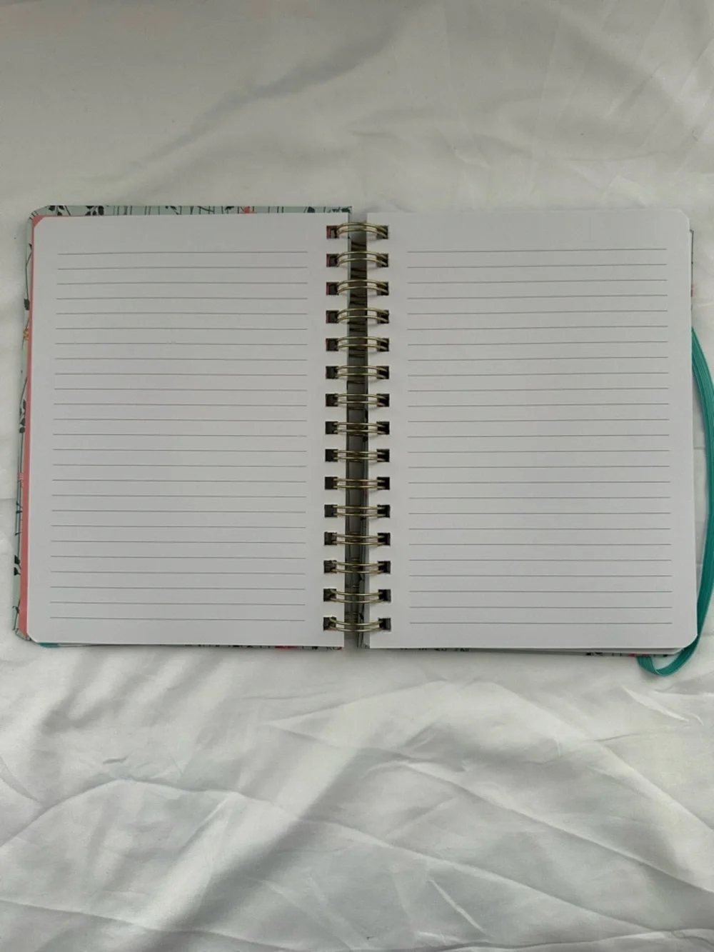 Floral Spiral “Just Bloom” Notebook Set with Pen & Sticky Notes